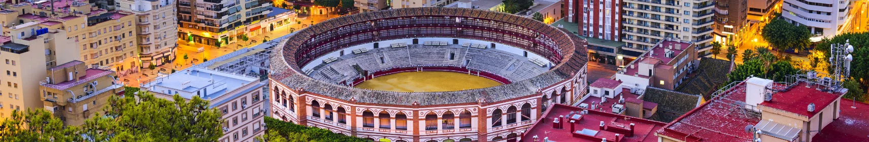 Historic Seville architecture at golden hour